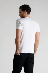 Tutku Elit 3'lü Paket Erkek Elastan Sıfır Yaka Atlet