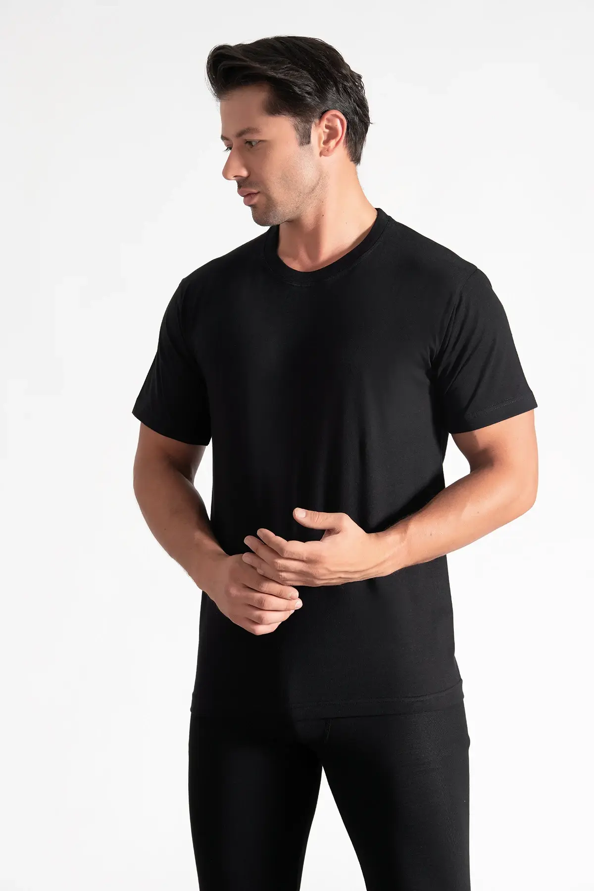 Tutku Elit 3'lü Paket Erkek Elastan Sıfır Yaka Atlet