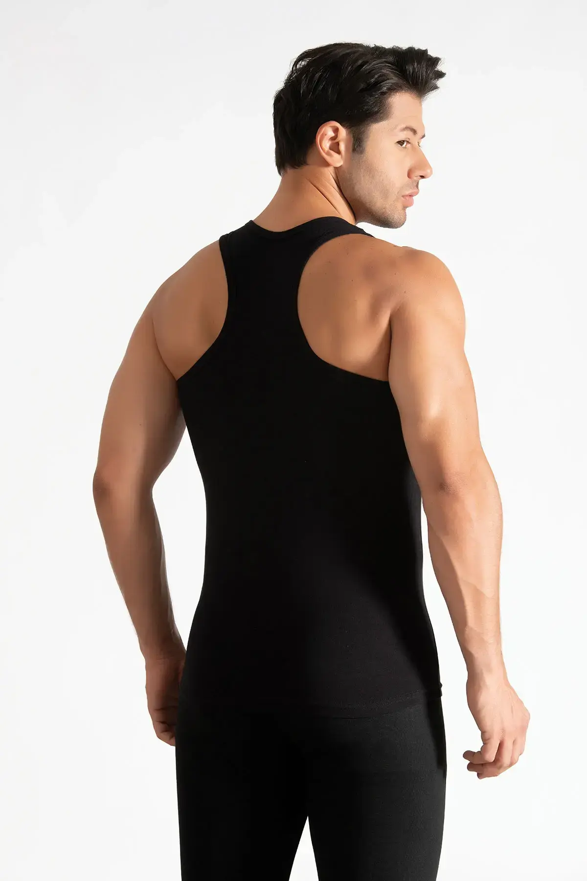Tutku Erkek 3’lü Paket Siyah Spor Atlet S - 3'lü