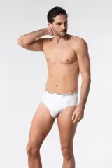 Tutku Elit 3'lü Paket Erkek Elastan İnce Bel Kemerli Slip