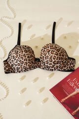 Micro Desteksiz Sütyen Leopar