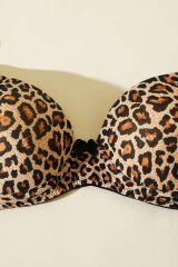 Micro Desteksiz Sütyen Leopar