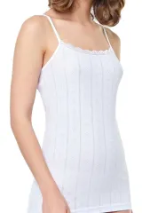 Tutku Kadın 6'lı Paket Elastan Jakarlı İp Askılı Atlet