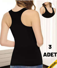 Tutku Elit 3'lü Paket Bayan Modal Elastan Spor Atlet 3'lü