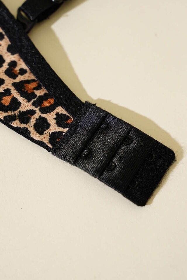Micro Desteksiz Sütyen Leopar 95