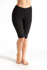 Tutku Kadın 6'lı Paket Siyah Kısa Tayt