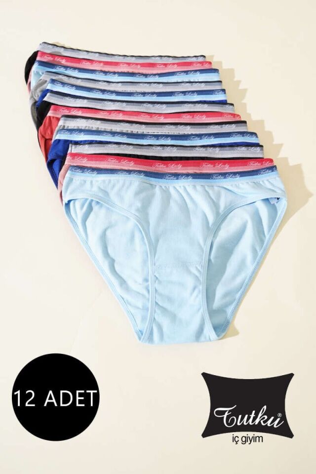 Tutku Bayan Lady Bikini 12'li Paket 5/XL