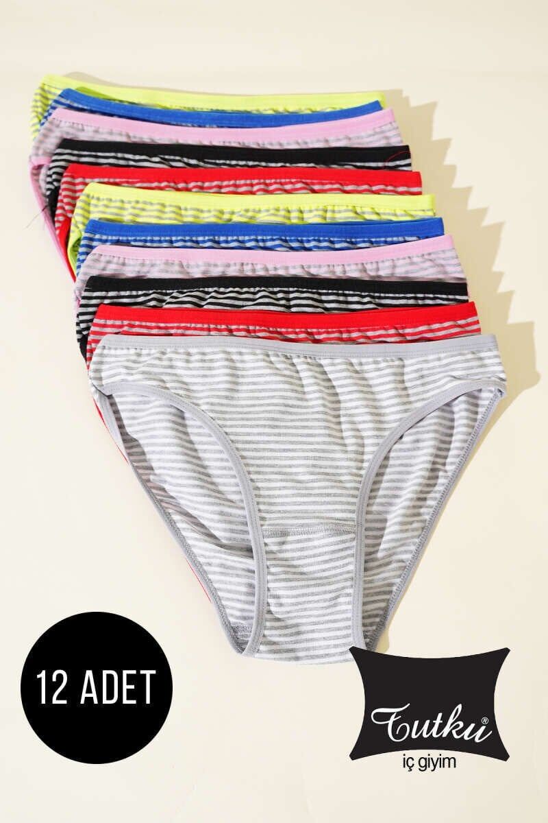 Tutku Bayan Maya Bikini 12'li Paket 5/XL