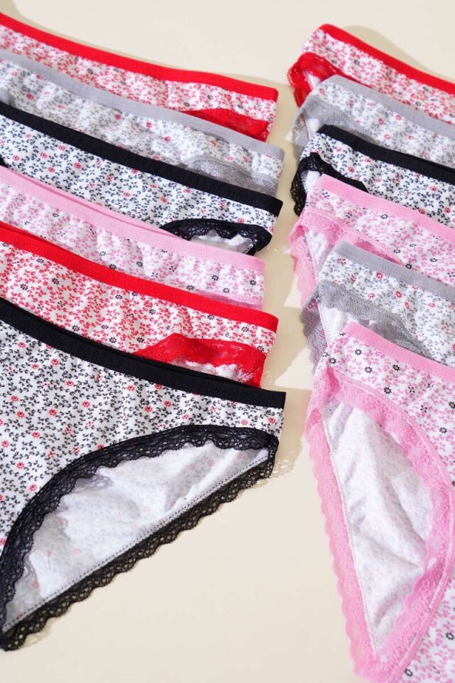 Tutku Kadın 12'li Paket Rita Bikini 5/XL