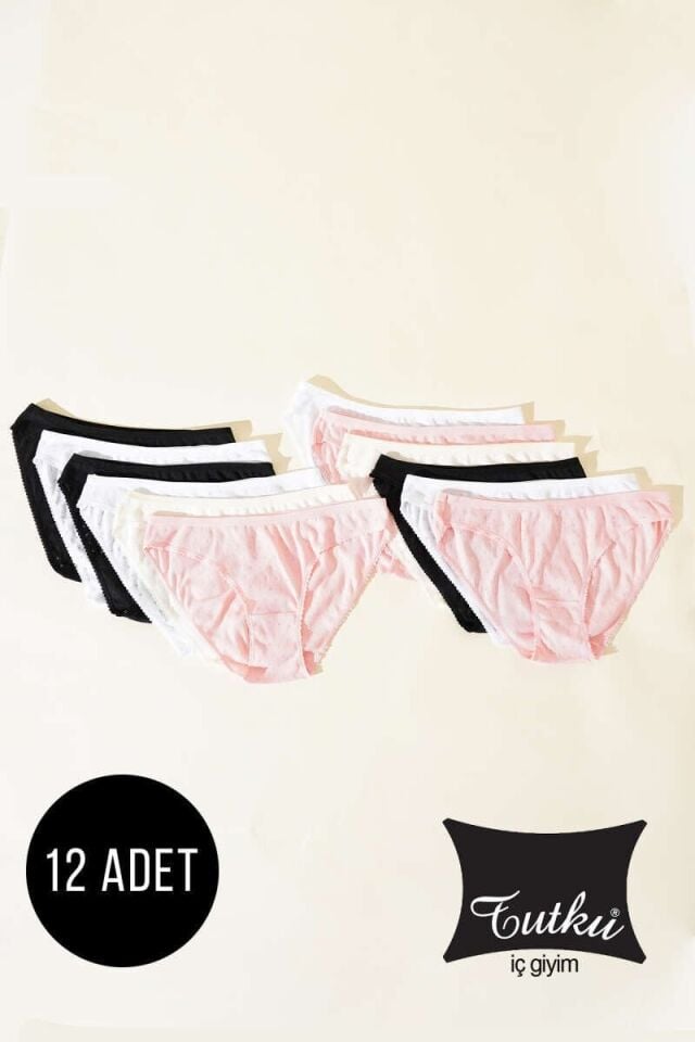 Tutku Kadın 12'li Paket Sofia Bikini 5/XL