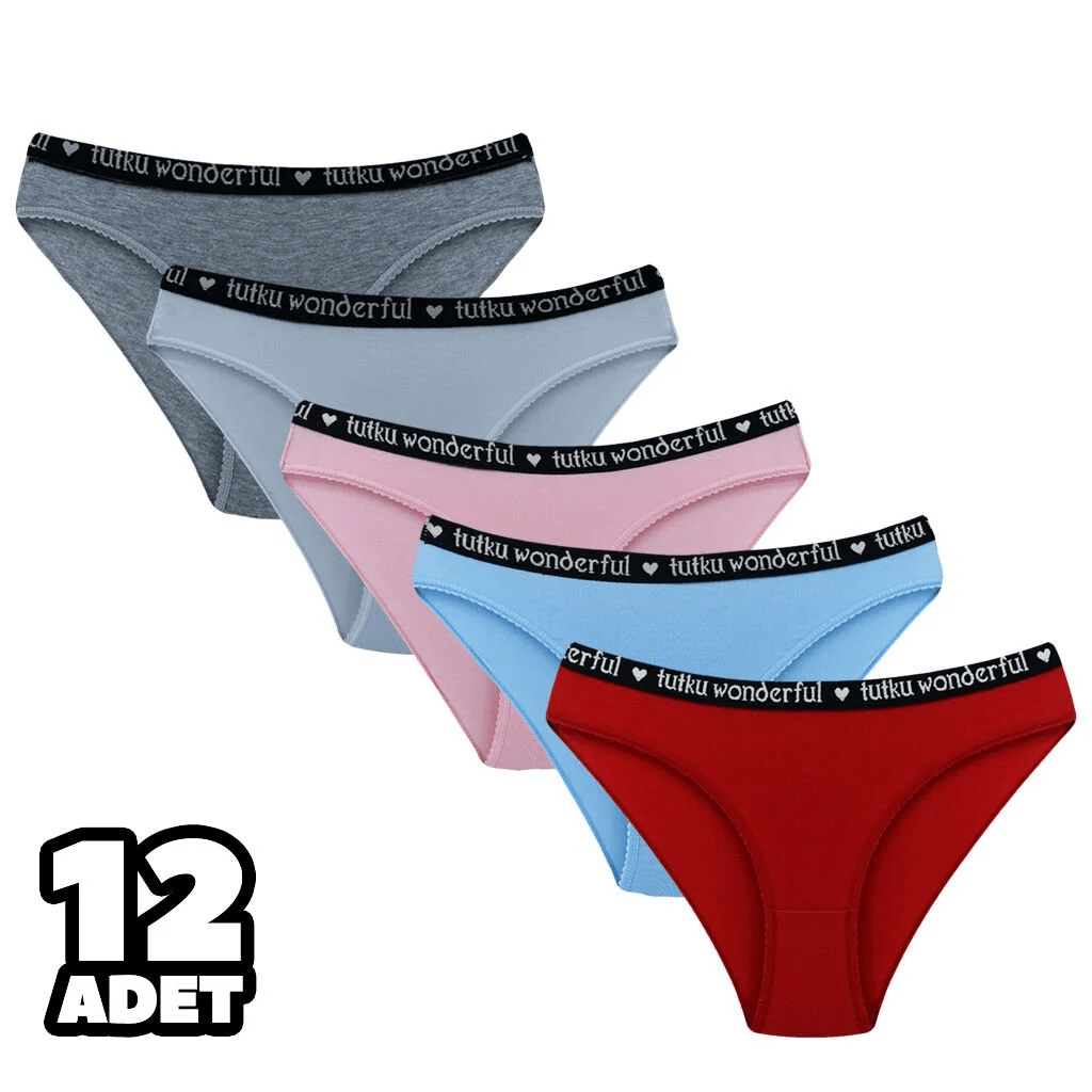 Tutku Kadın 12'li Paket Florence Bikini 5/XL