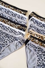 Tutku Kadın 12'li Paket Leopar Bikini