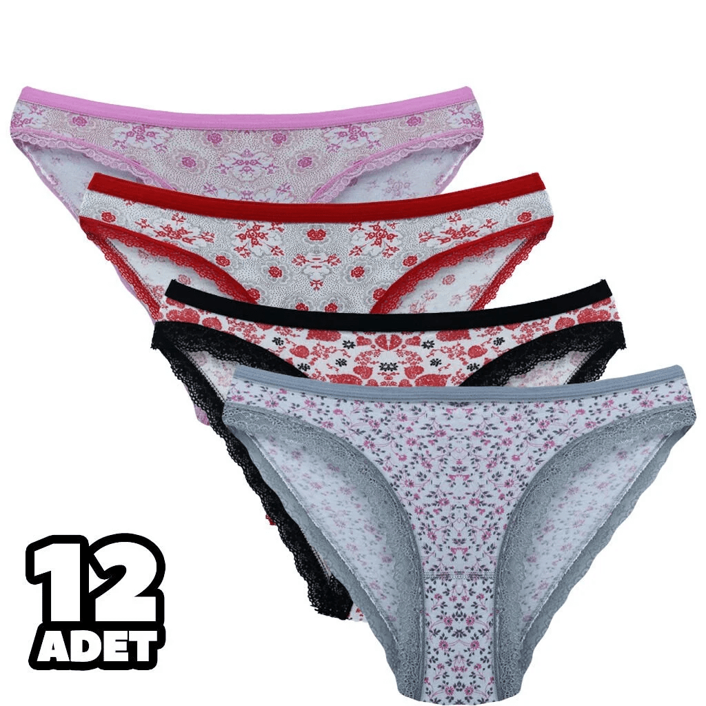 Tutku Kadın 12'li Paket Fiora Bikini 5/XL