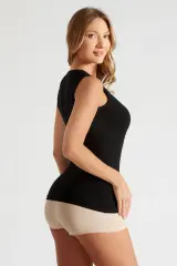 Tutku Elit 3'lü Paket Bayan Modal Elastan Sıfırkol Atlet