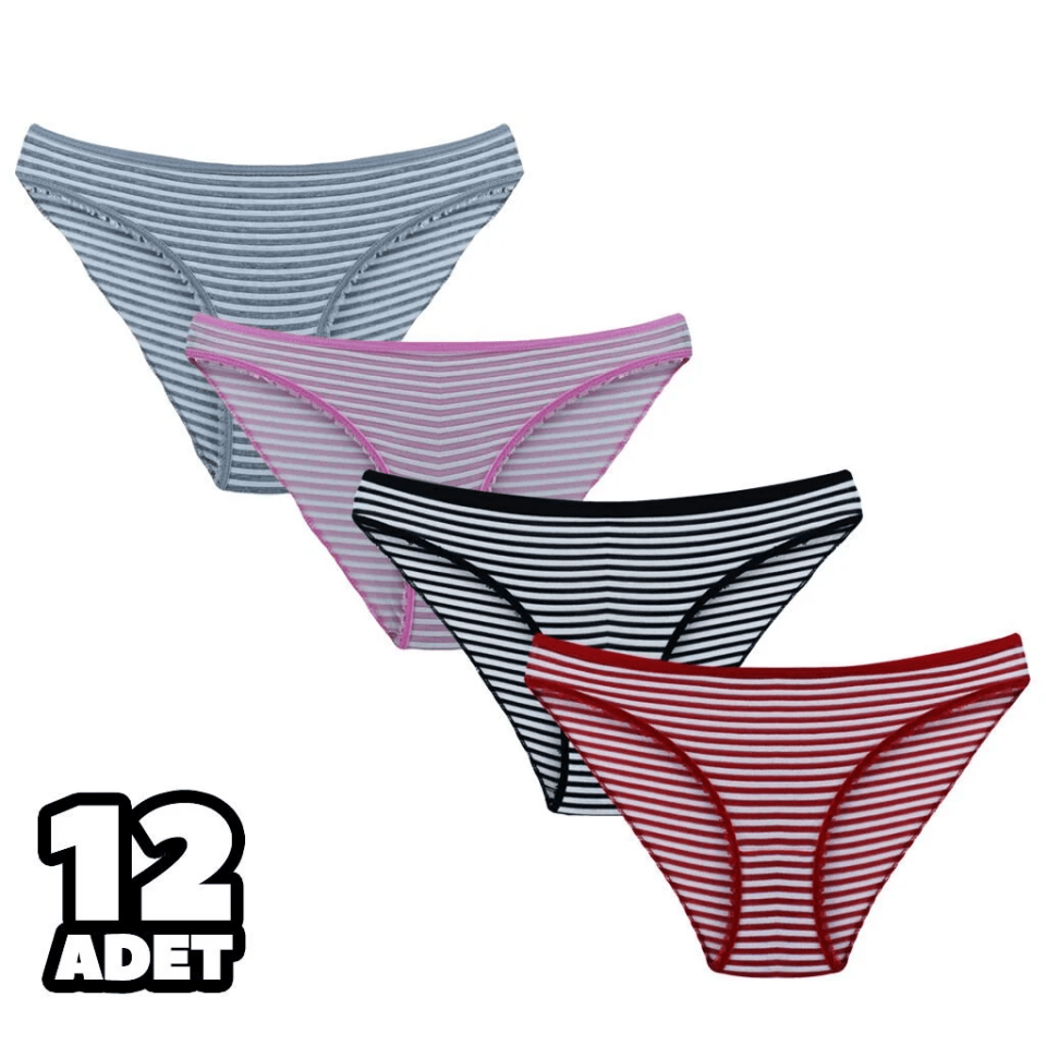 Tutku Kadın 12'li Paket Neşe Bikini 5/XL