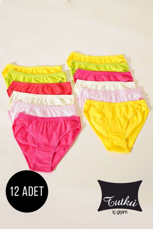 Tutku Kadın 12'li Paket Nehir Bikini 5/XL