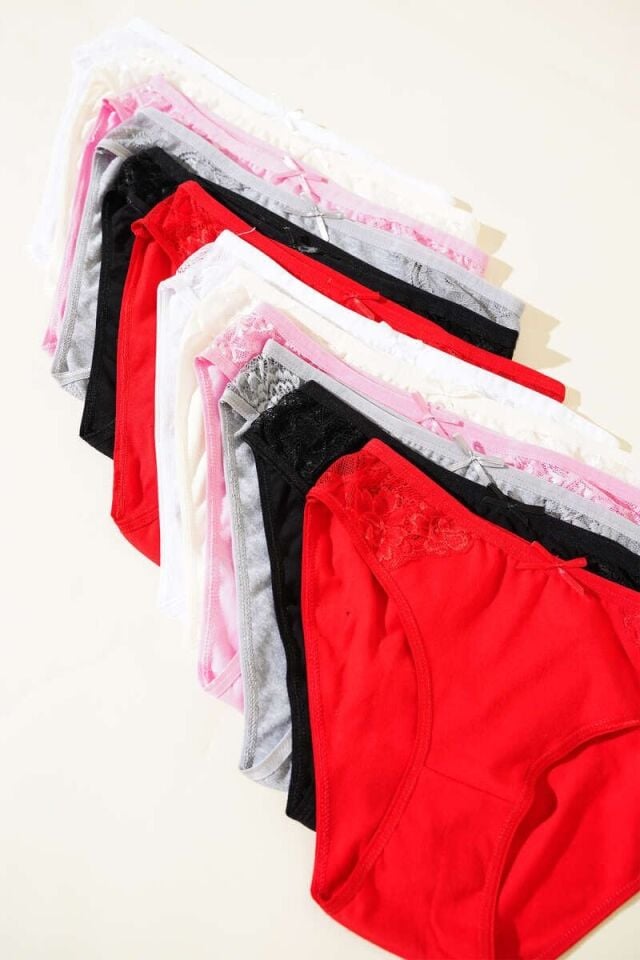 Tutku Kadın 12'li Paket Firuze Bikini 5/XL