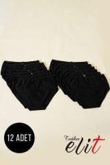 Tutku Elit Bayan Yanı Dantelli Bato 12'li