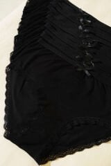 Tutku Elit 12'li Paket Bayan Paçası Dantelli Bato