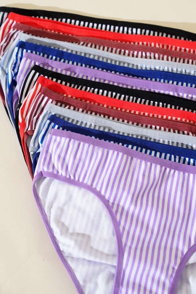 Tutku Kadın 12'li Paket Lotus Bikini 6/XXL