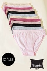 Tutku Kadın 12'li Paket Perla Bikini