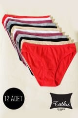 Tutku Kadın 12'li Paket Kaşkorse Bikini