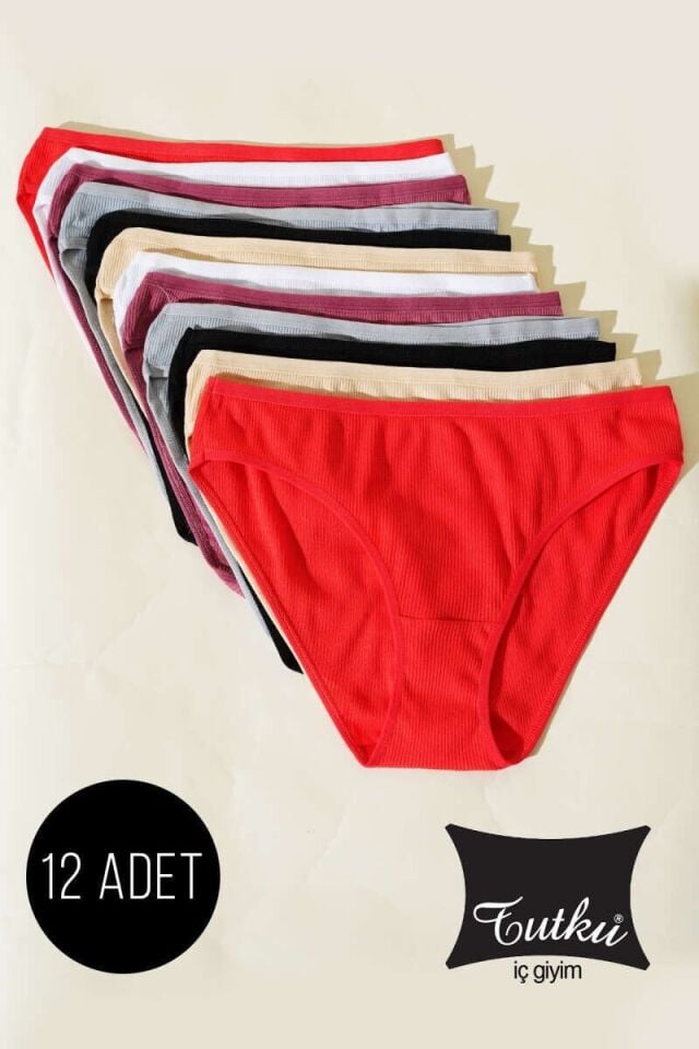 Tutku Kadın 12'li Paket Kaşkorse Bikini 6/XXL