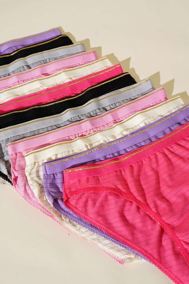 Tutku Kadın 12'li Paket İzel Bikini 5/XL