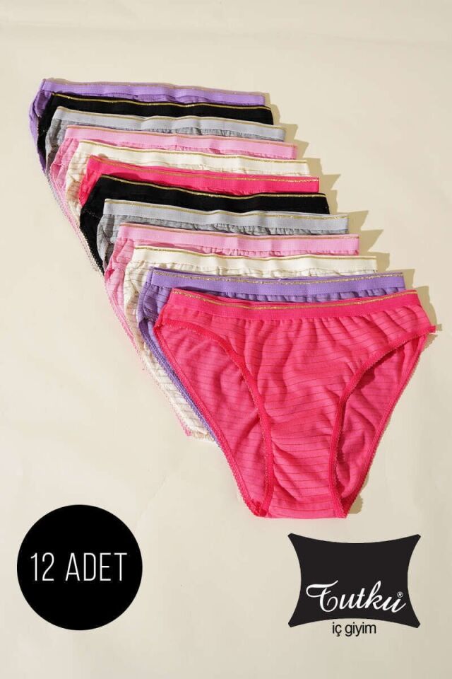 Tutku Kadın 12'li Paket İzel Bikini 5/XL