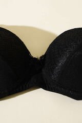 Lotus Desteksiz Jakar Sütyen Siyah