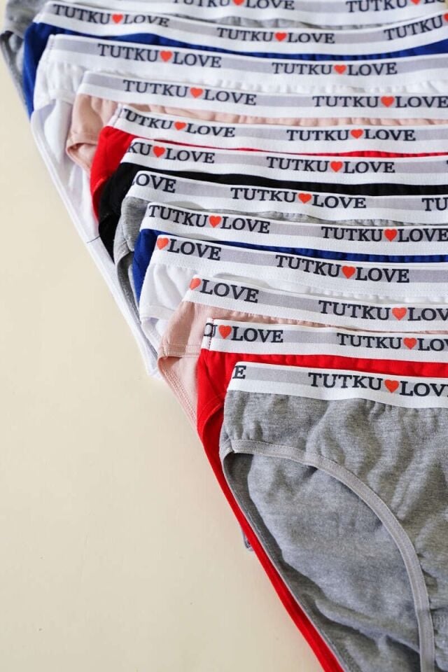 Tutku Kadın 12'li Paket Hanna Bikini 5/XL