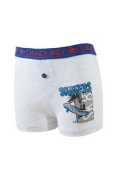 Tutku Erkek Çocuk 6'lı Paket Renkli Baskılı Boxer