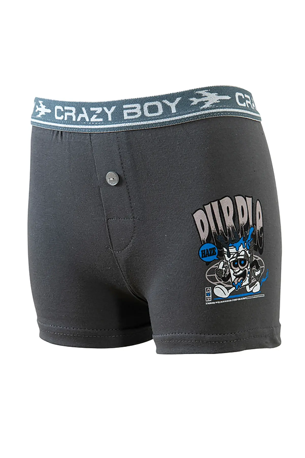 Tutku Erkek Çocuk 12'li Paket Renkli Baskılı Boxer