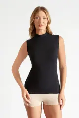 Tutkuı Elit 3'lü Paket Kadın Sıfır Kol Balıkçı Yaka