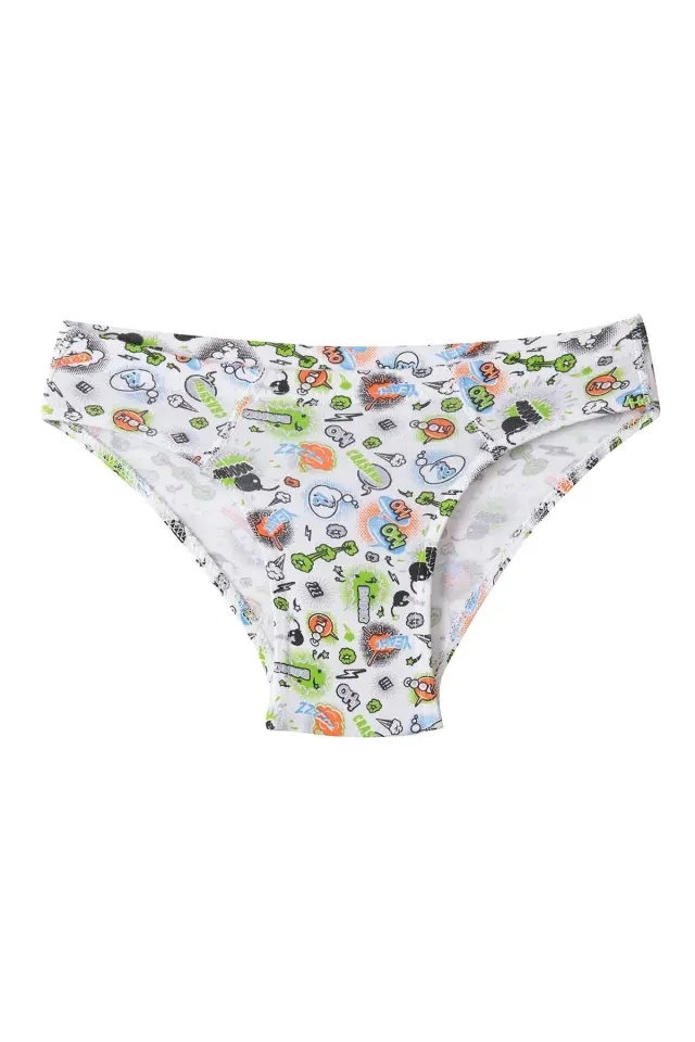 Tutku Erkek Çocuk 6'lı Desenli Külot Slip