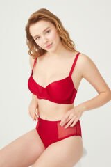 Cansoy Desteksiz C Kap Vişne Toparlayıcı Sütyen Takımı