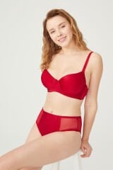 Cansoy Desteksiz C Kap Vişne Toparlayıcı Sütyen Takımı