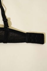 Lotus Destekli Jakar Sütyen Siyah