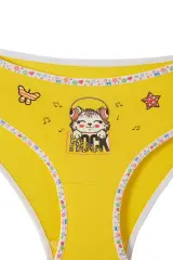 Tutku Kız Çocuk 6'lı Paket Önü Baskılı Bato Külot