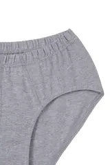 Seher Yıldızı Erkek  12'li Gri Kom Slip Külot