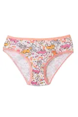 Tutku Kız Çocuk 6'lı Paket Elastan Empirme Bato Külot