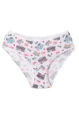 Tutku Kız Çocuk 6'lı Paket Elastan Empirme Bato Külot