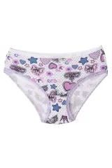 Tutku Kız Çocuk 6'lı Paket Elastan Empirme Bato Külot