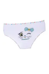 Tutku Kız Çocuk 6'lı Paket Arkası Baskılı Külot