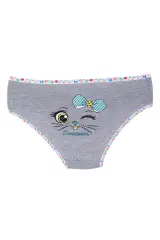 Tutku Kız Çocuk 6'lı Paket Arkası Baskılı Külot