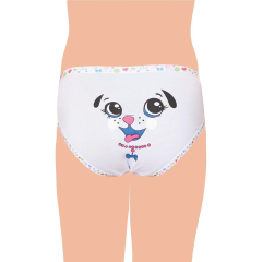 Tutku Kız Çocuk 12'li Paket Arkası Baskılı Külot Bato Slip