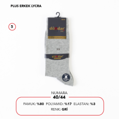 Dündar 12'li Paket 4 Mevsim Pamuk Erkek Çorap Dikişsiz 5527