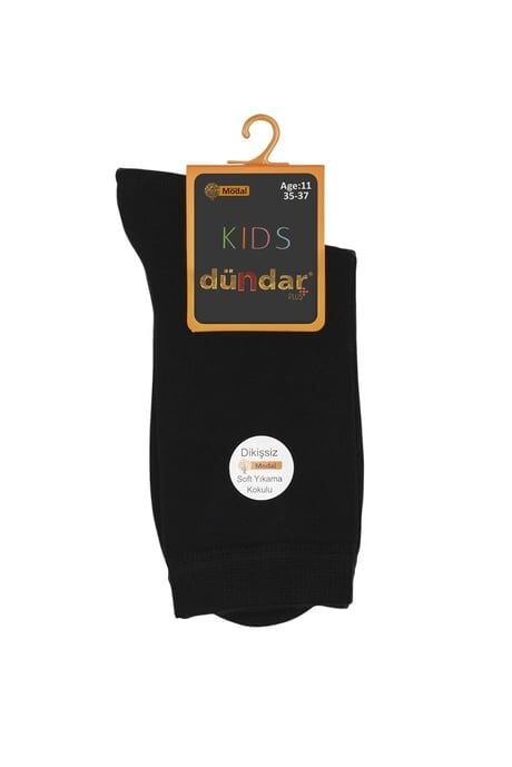 Dündar 12'li Paket Çocuk Modal Soket Çorap