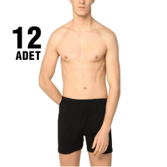 Seher Yıldızı Erkek 12'li Paket Arjantin Paçalı Siyah