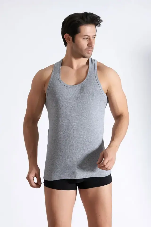 Tutku Erkek 3’lü Paket Gri Spor Atlet M - 6'lı